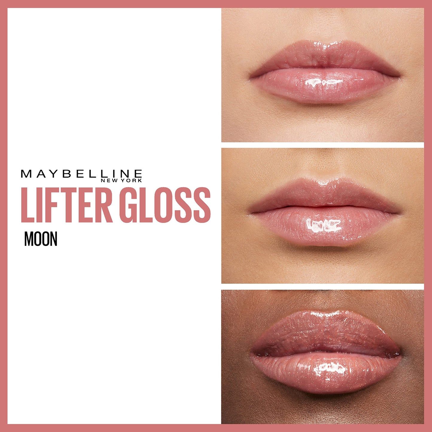 Maybelline New York Lifter Gloss, Hydrating Lip Gloss with Hyaluronic Acid, 5.4 ml, Shade: 003 Moon